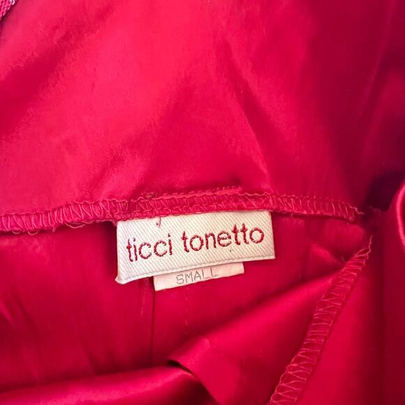 Ticci Tonetto Floral Barbie Bodycon Slip Dress Small - Picture 6 of 13